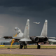 Illustration for article titled Photos: India's Su-30MKI Flankers Sparred With Royal Air Force Typhoons